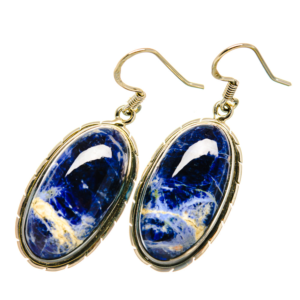 Sodalite Earrings handcrafted by Anasilvercos - EARR418931
