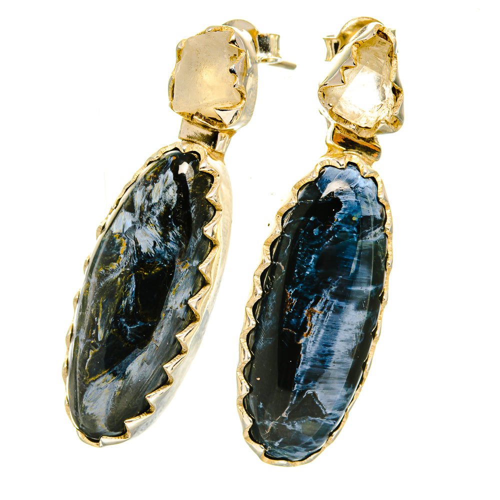 Pietersite Earrings handcrafted by Anasilvercos - EARR418991