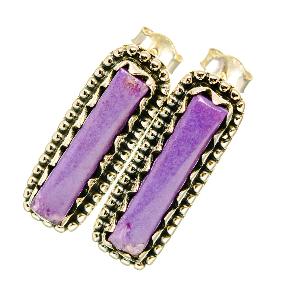 Phosphosiderite Earrings handcrafted by Anasilvercos - EARR418999