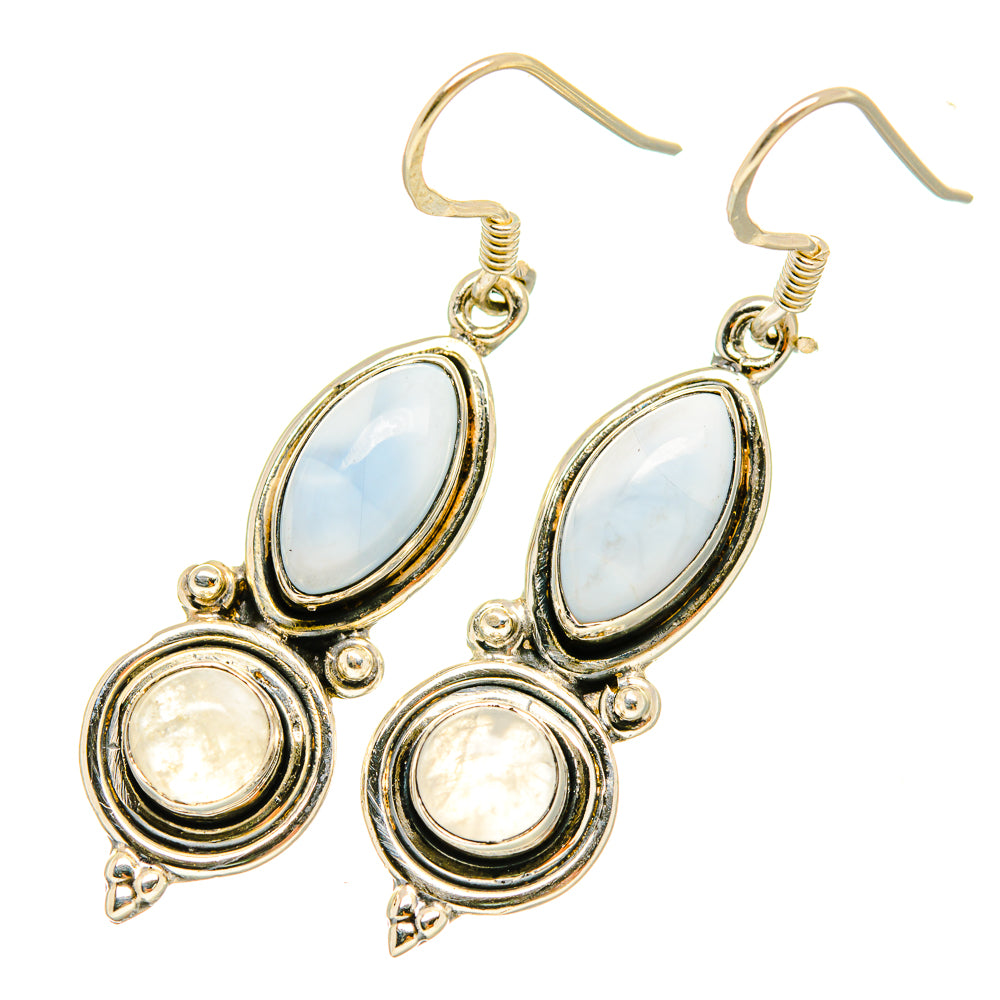 Larimar Earrings handcrafted by Anasilvercos - EARR419003