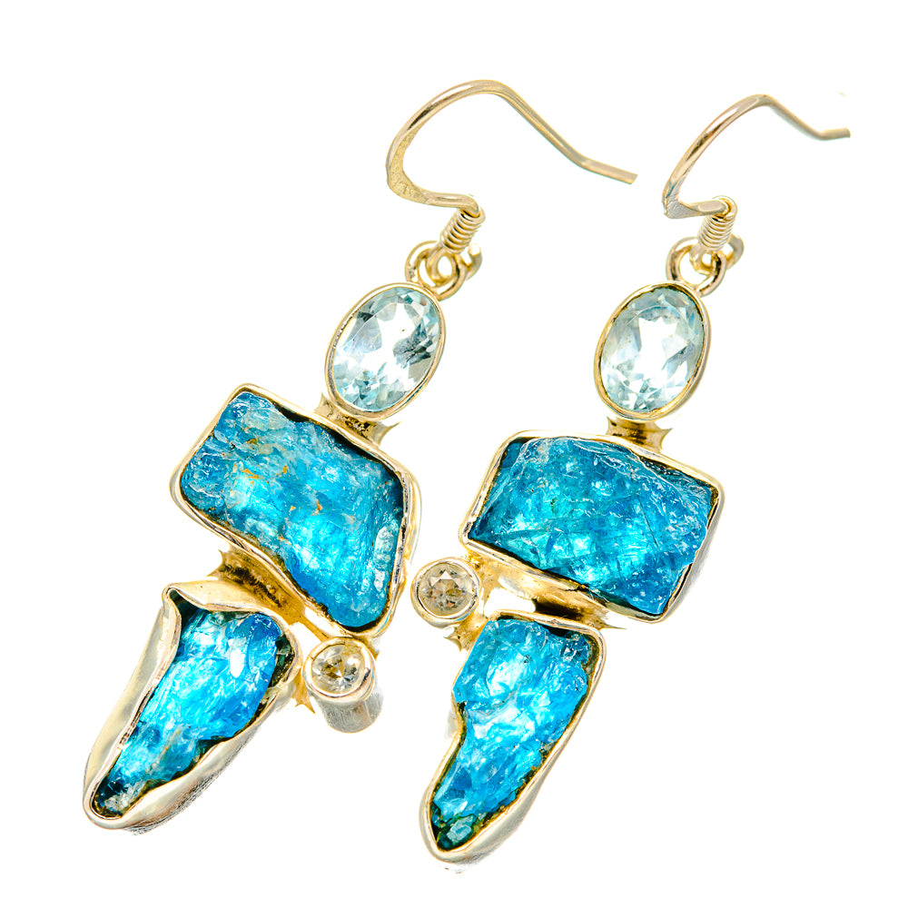 Apatite Earrings handcrafted by Anasilvercos - EARR419011