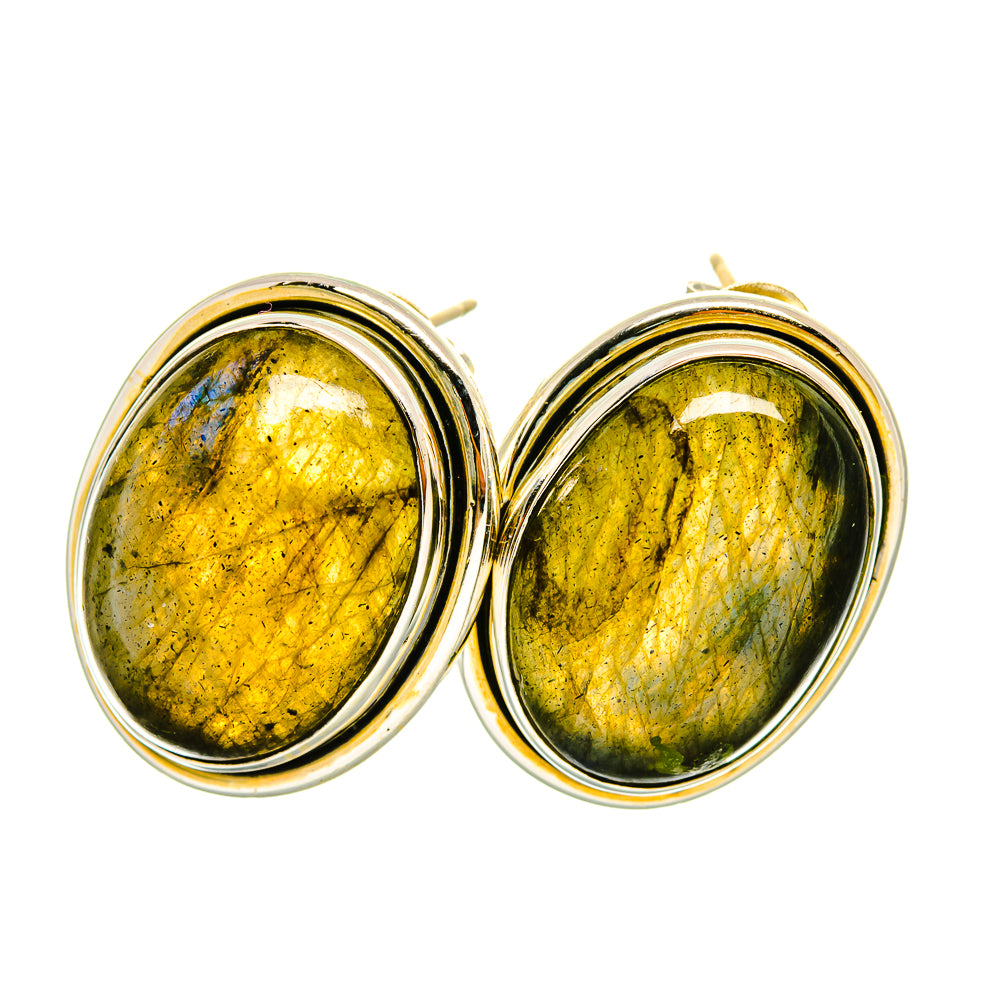 Labradorite Earrings handcrafted by Anasilvercos - EARR419060