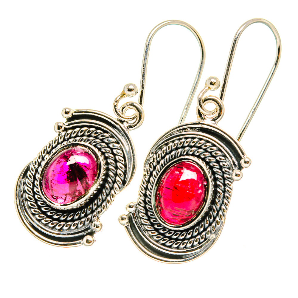 Garnet Earrings handcrafted by Anasilvercos - EARR419115