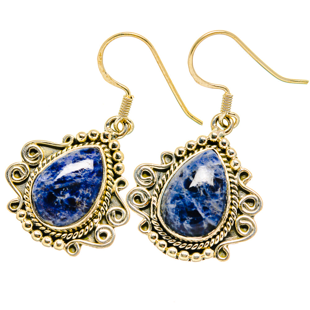 Sodalite Earrings handcrafted by Anasilvercos - EARR419123
