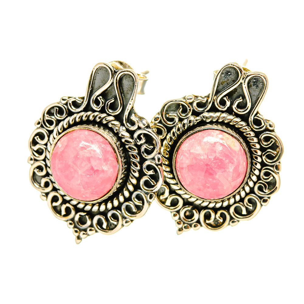 Rhodochrosite Earrings handcrafted by Anasilvercos - EARR419134