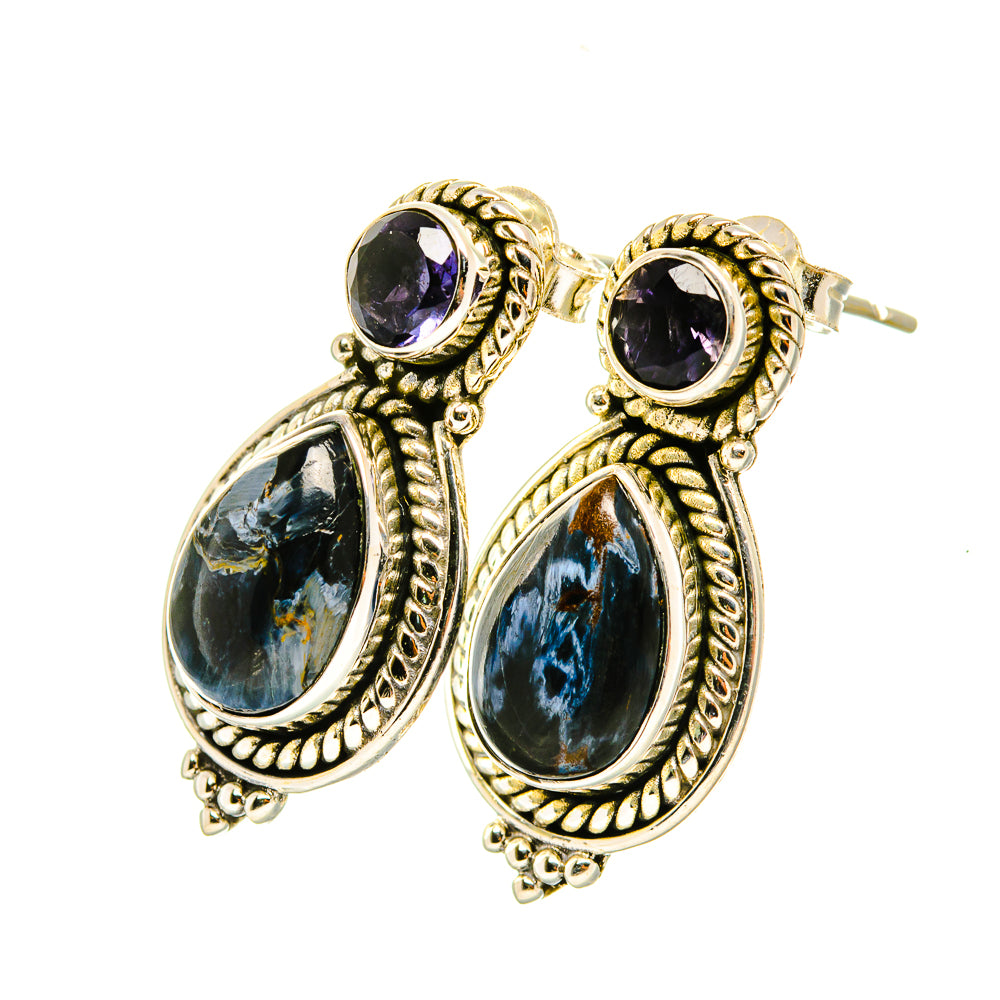 Pietersite Earrings handcrafted by Anasilvercos - EARR419141