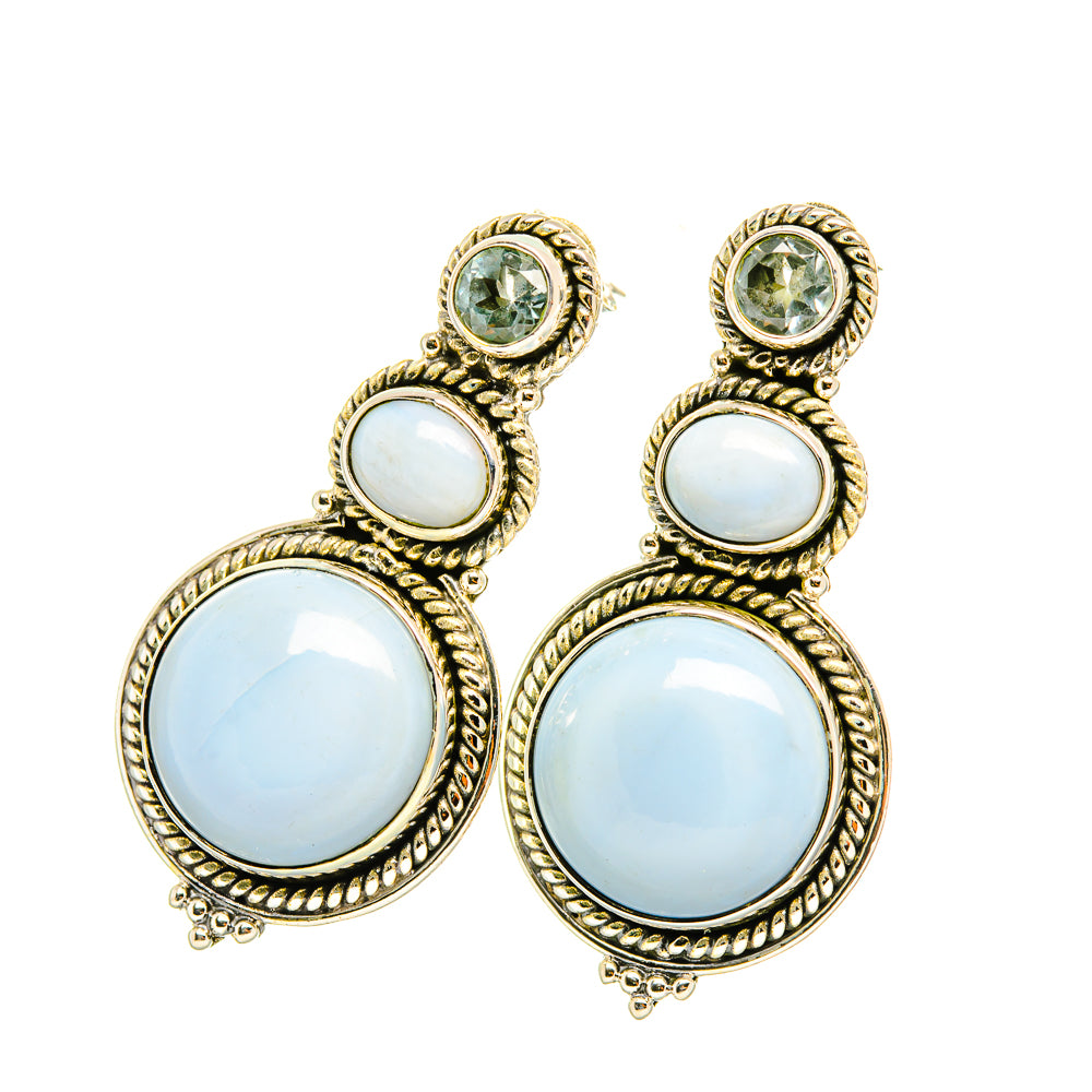 Owyhee Opal Earrings handcrafted by Anasilvercos - EARR419168