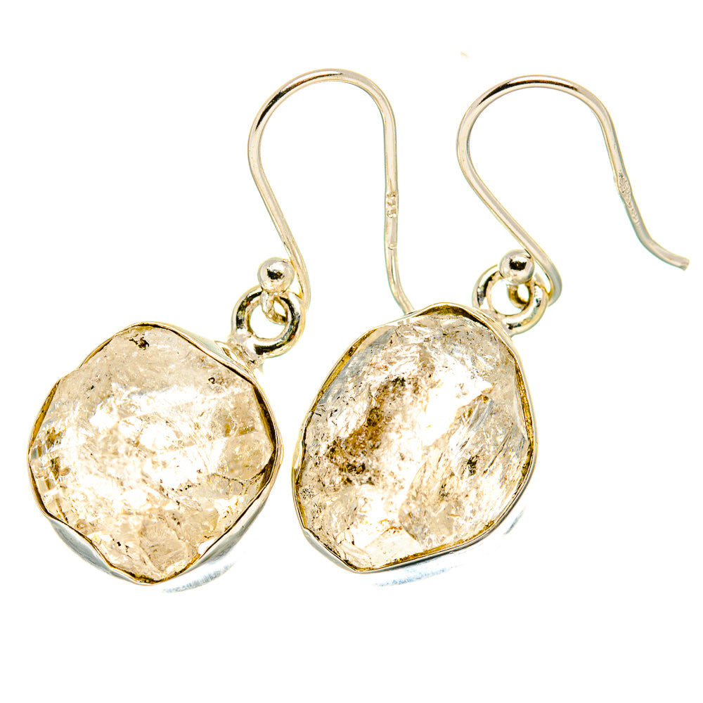 Herkimer Diamond Earrings handcrafted by Anasilvercos - EARR419180