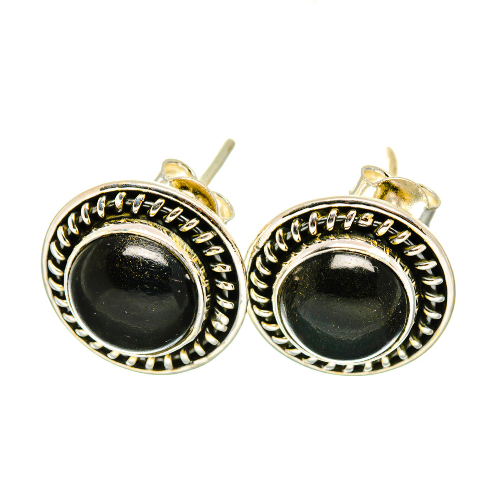 Black Onyx Earrings handcrafted by Anasilvercos - EARR419181