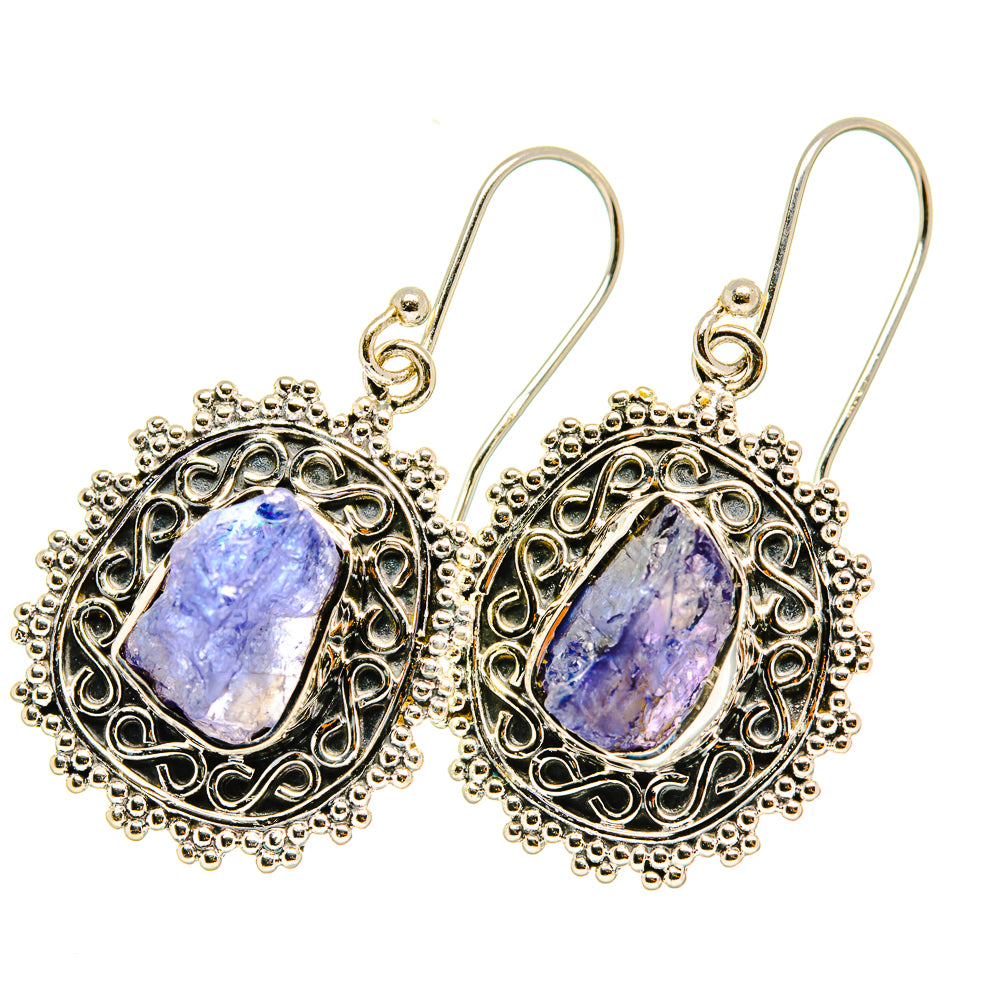 Tanzanite Earrings handcrafted by Anasilvercos - EARR419186