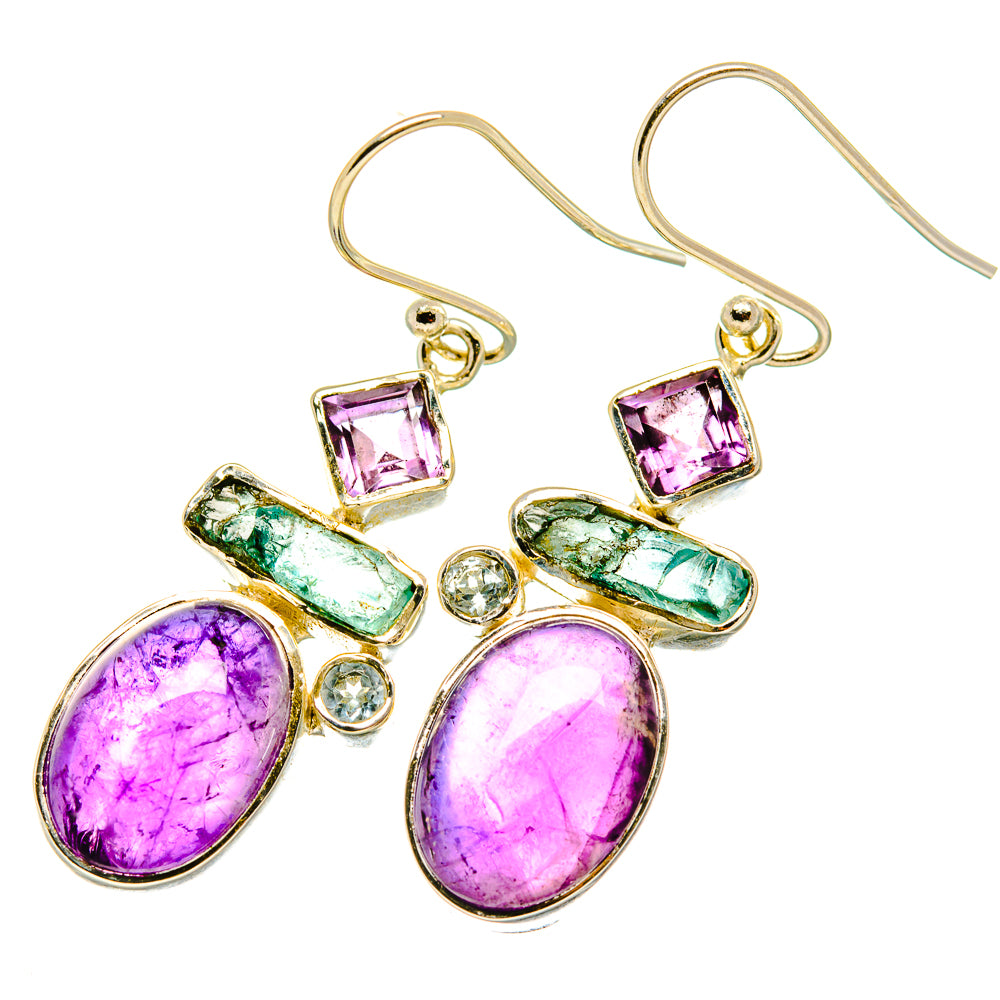 Amethyst Earrings handcrafted by Anasilvercos - EARR419195