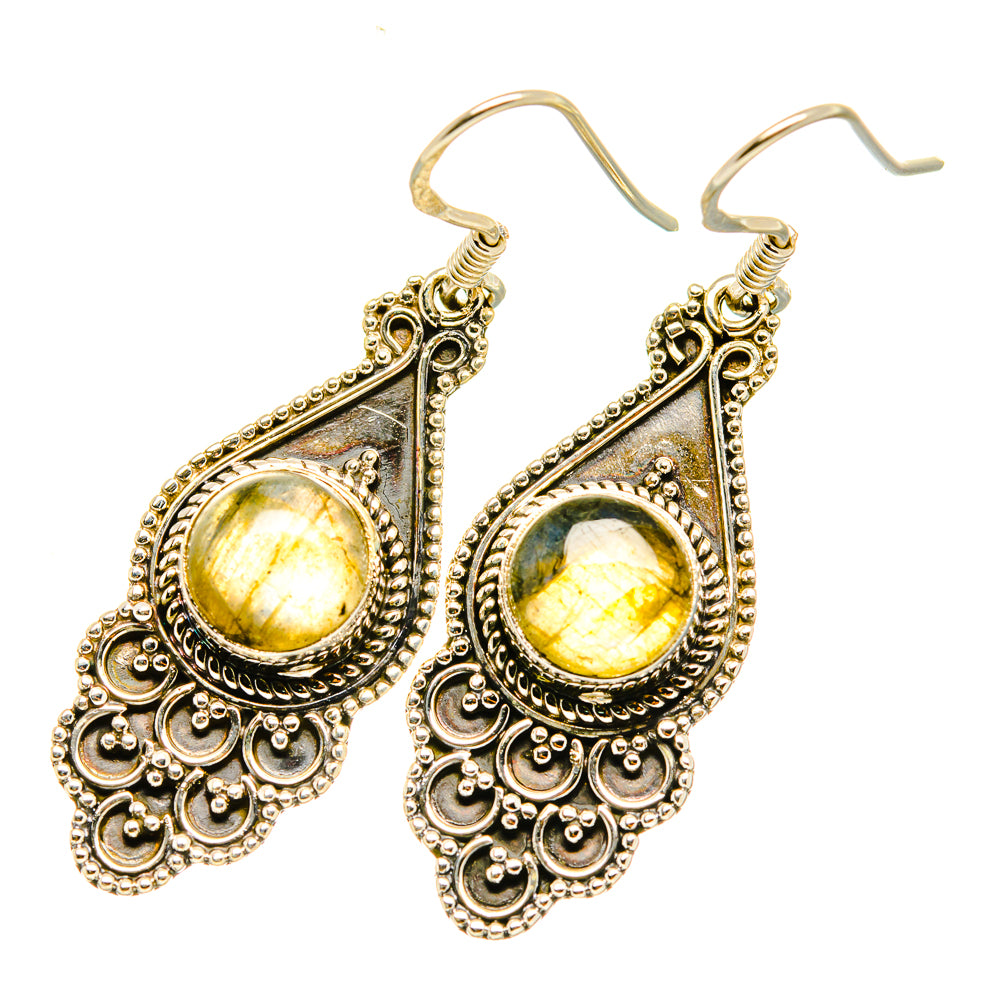 Labradorite Earrings handcrafted by Anasilvercos - EARR419212