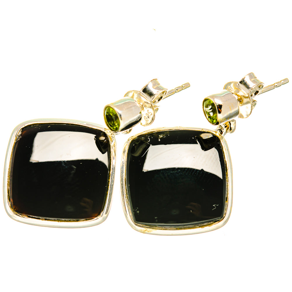 Black Onyx Earrings handcrafted by Anasilvercos - EARR419221