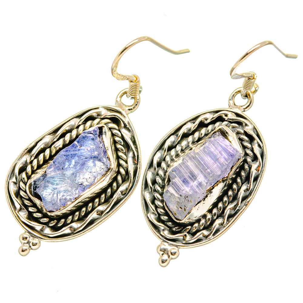 Tanzanite Earrings handcrafted by Anasilvercos - EARR419226
