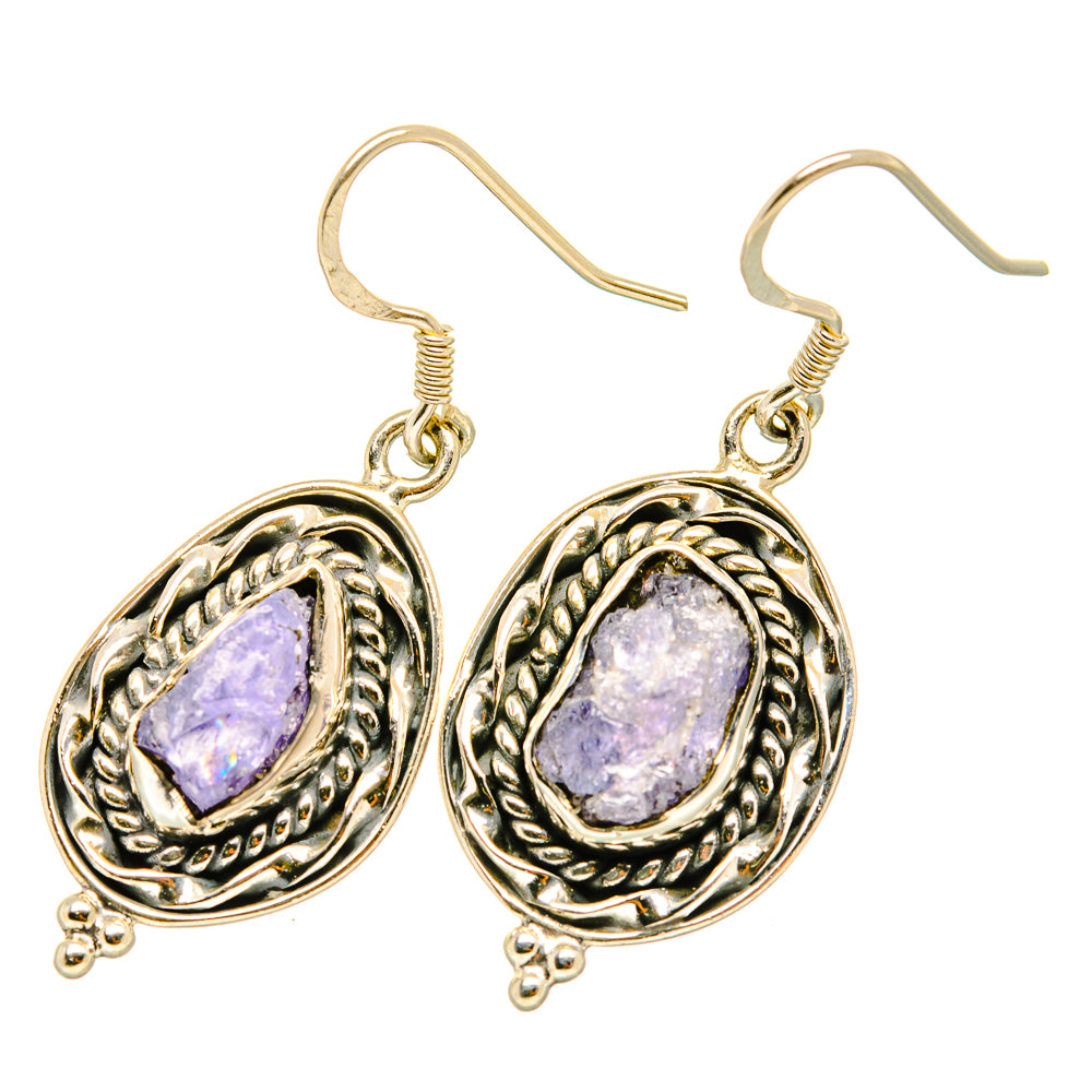 Tanzanite Earrings handcrafted by Anasilvercos - EARR419252