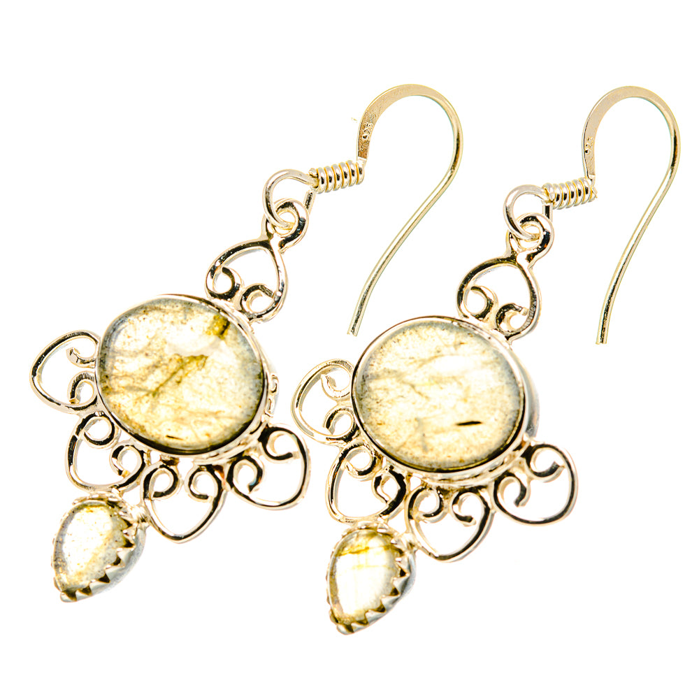 Labradorite Earrings handcrafted by Anasilvercos - EARR419275