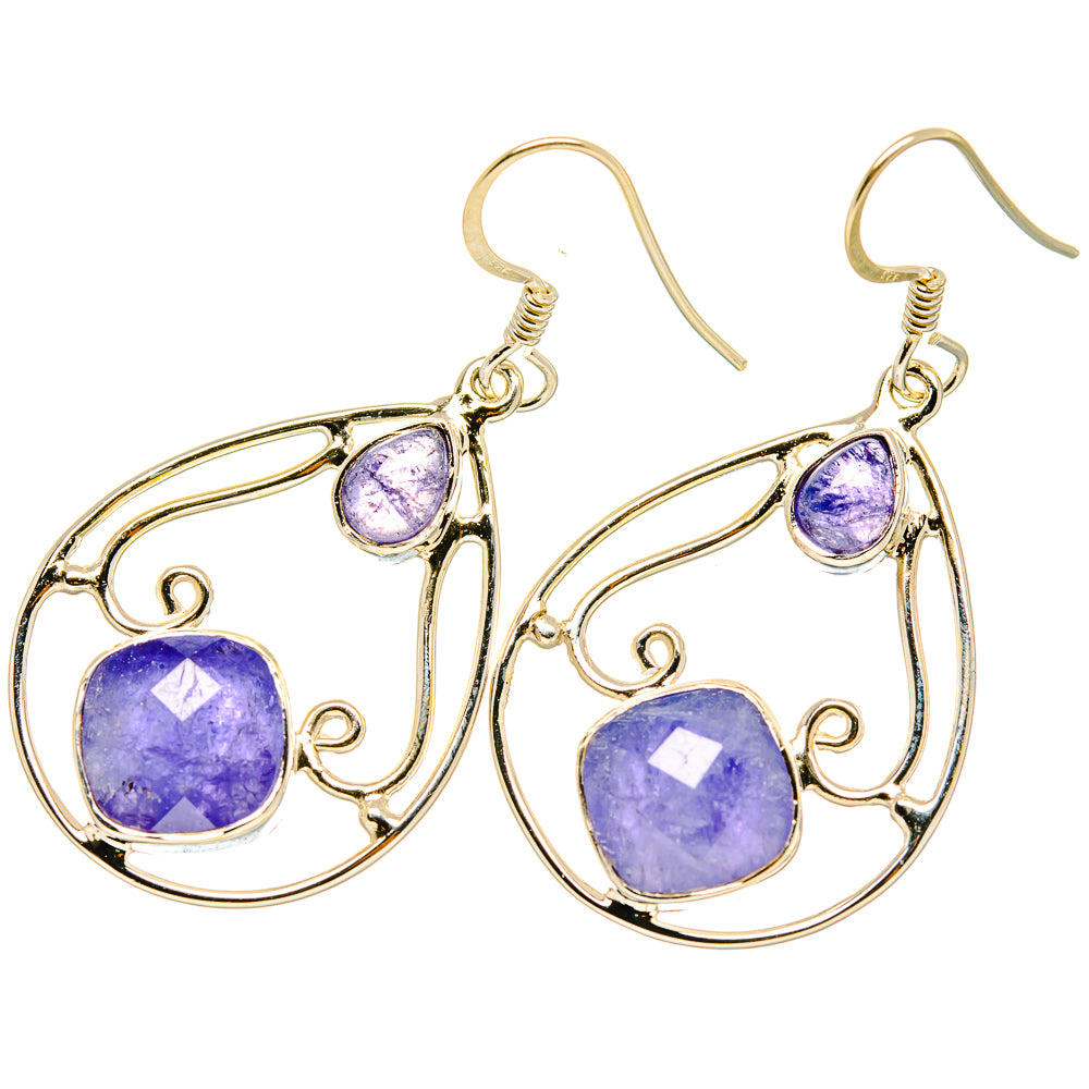 Tanzanite Earrings handcrafted by Anasilvercos - EARR419283