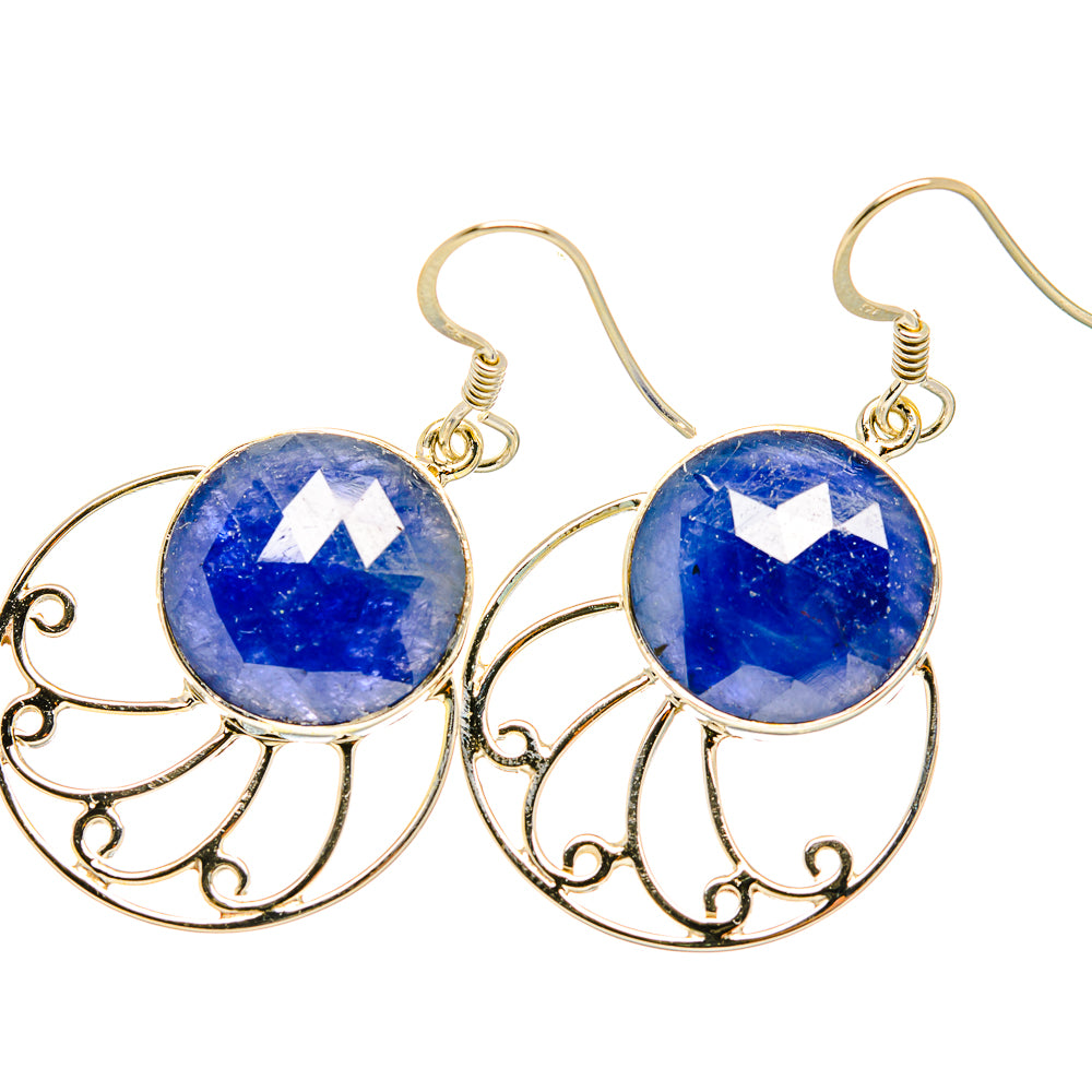 Sapphire Earrings handcrafted by Anasilvercos - EARR419284