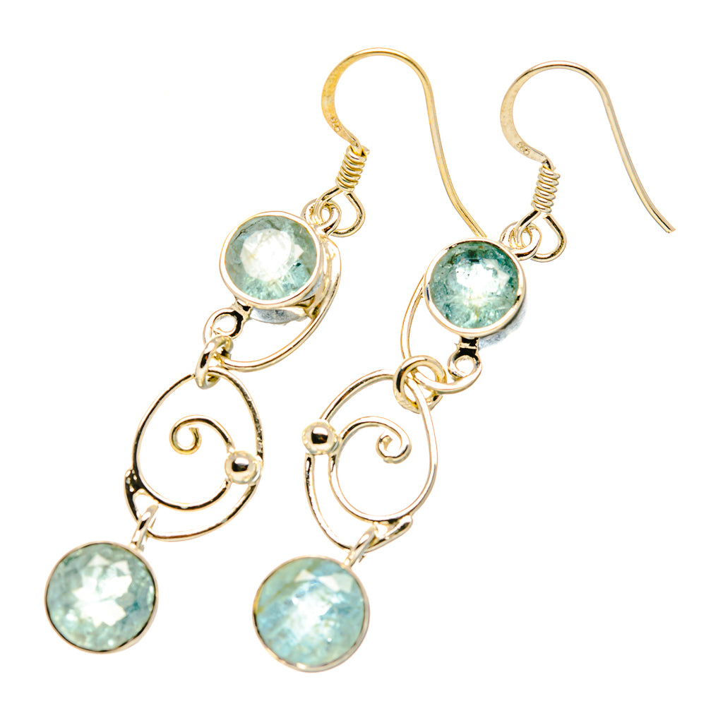 Aquamarine Earrings handcrafted by Anasilvercos - EARR419297