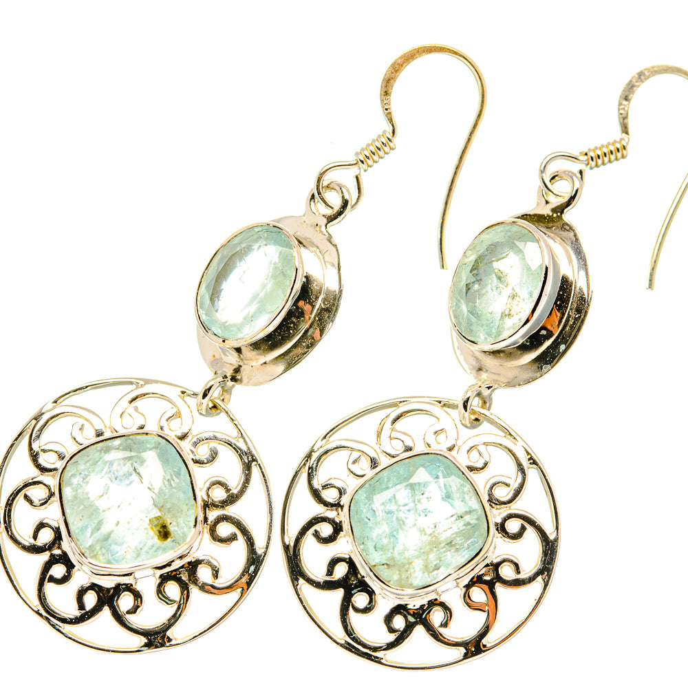 Aquamarine Earrings handcrafted by Anasilvercos - EARR419302