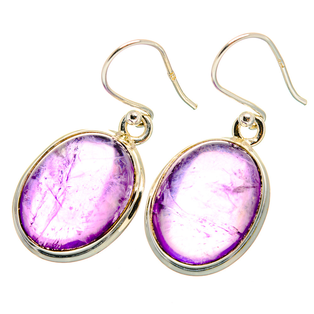 Amethyst Earrings handcrafted by Anasilvercos - EARR419359