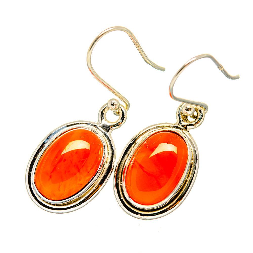 Carnelian Earrings handcrafted by Anasilvercos - EARR419361
