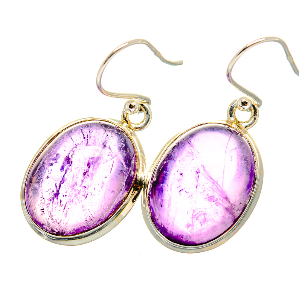 Amethyst Earrings handcrafted by Anasilvercos - EARR419369