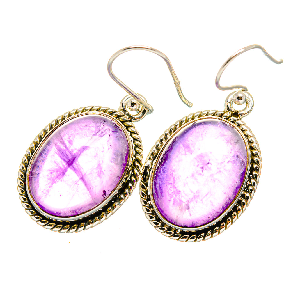 Amethyst Earrings handcrafted by Anasilvercos - EARR419374