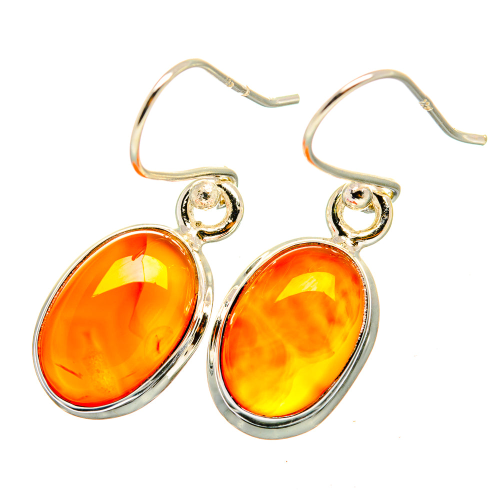 Carnelian Earrings handcrafted by Anasilvercos - EARR419377