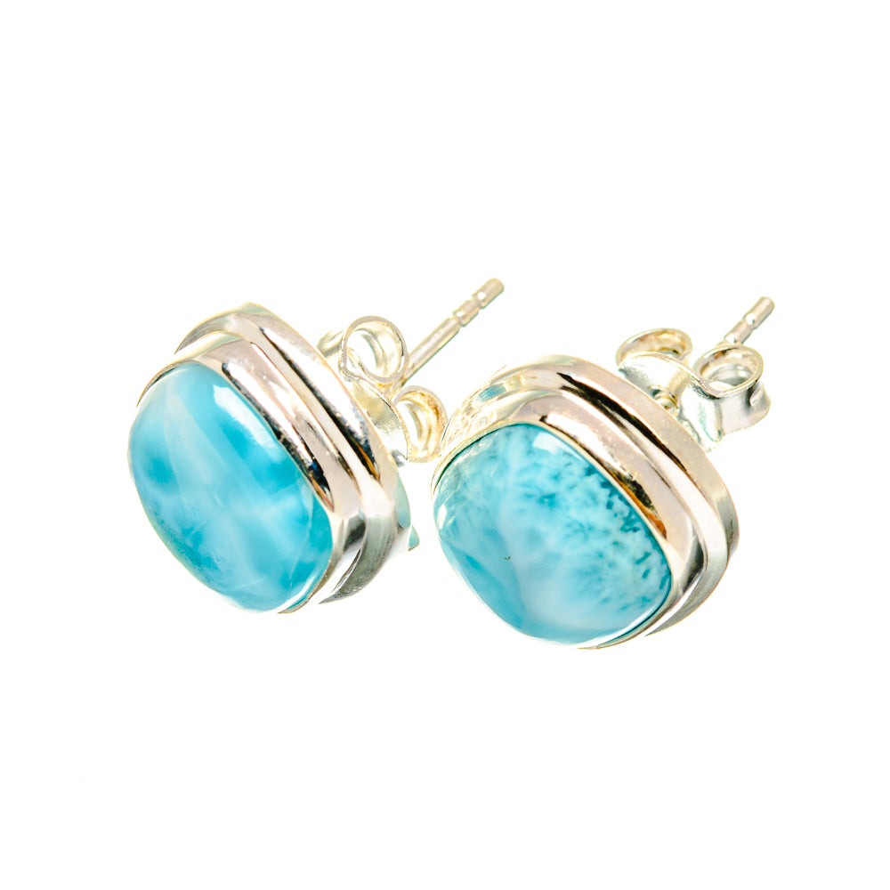 Larimar Earrings handcrafted by Anasilvercos - EARR419465