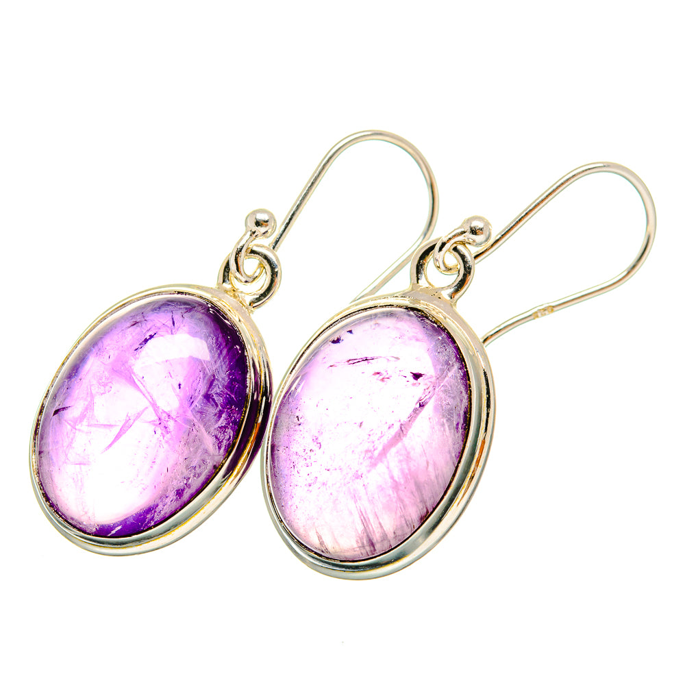 Amethyst Earrings handcrafted by Anasilvercos - EARR419479