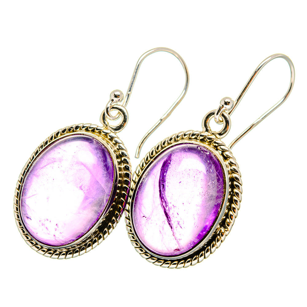 Amethyst Earrings handcrafted by Anasilvercos - EARR419494