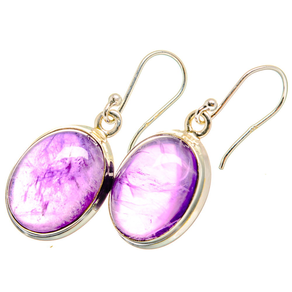 Amethyst Earrings handcrafted by Anasilvercos - EARR419507