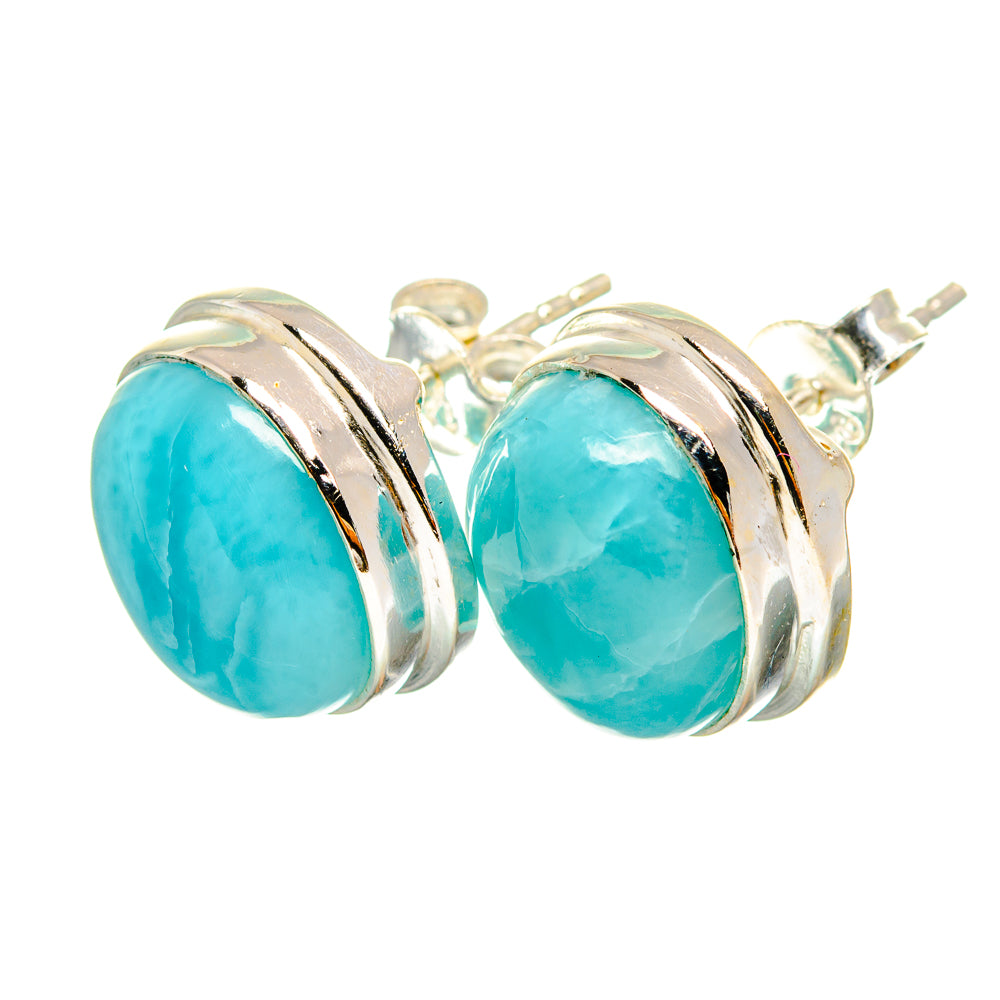 Larimar Earrings handcrafted by Anasilvercos - EARR419510