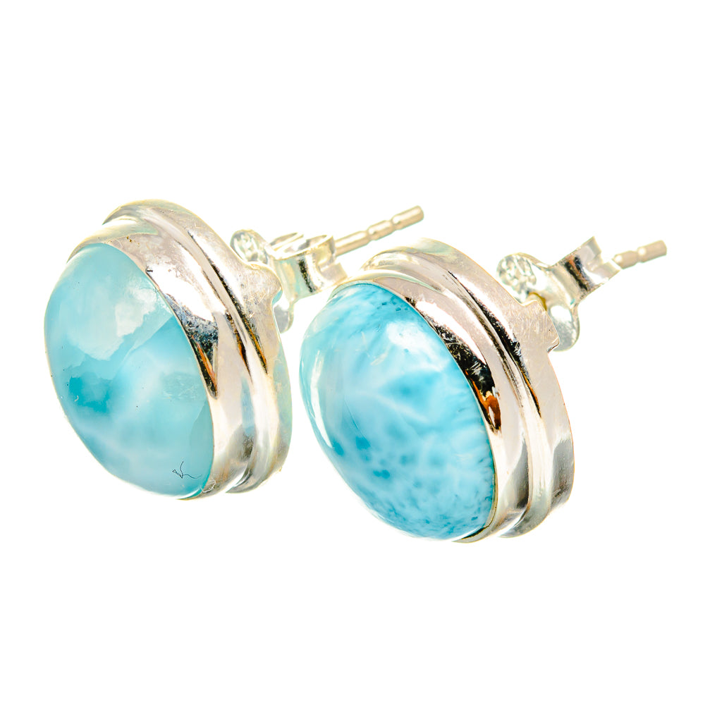 Larimar Earrings handcrafted by Anasilvercos - EARR419513