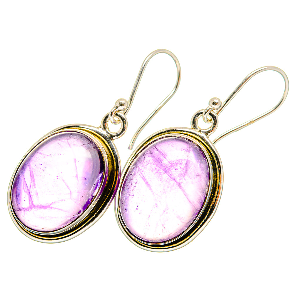 Amethyst Earrings handcrafted by Anasilvercos - EARR419525