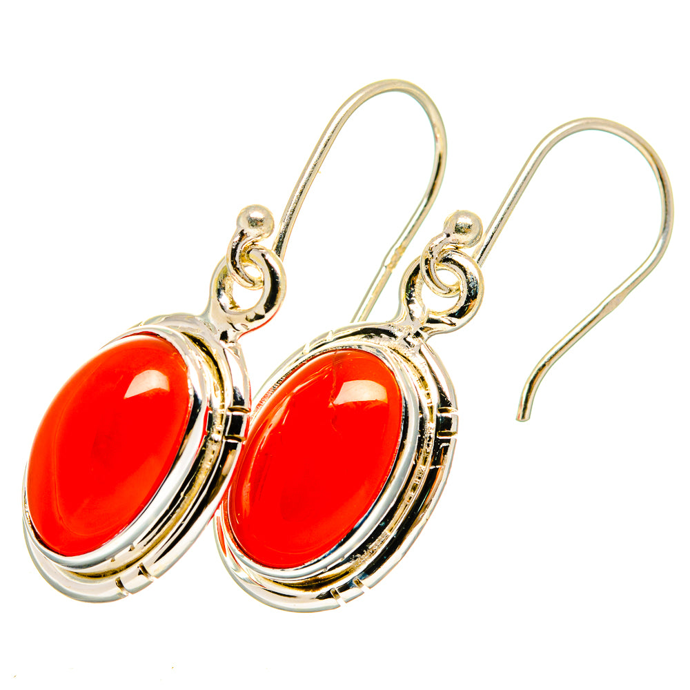 Carnelian Earrings handcrafted by Anasilvercos - EARR419551