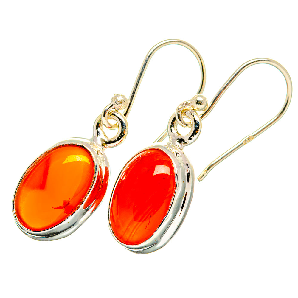 Carnelian Earrings handcrafted by Anasilvercos - EARR419590