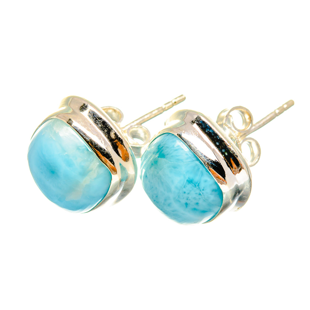 Larimar Earrings handcrafted by Anasilvercos - EARR419618