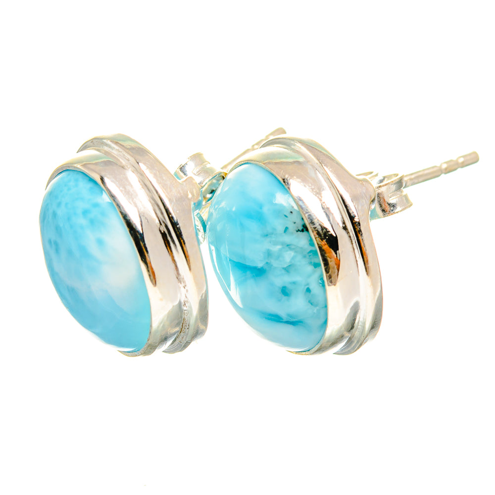 Larimar Earrings handcrafted by Anasilvercos - EARR419632