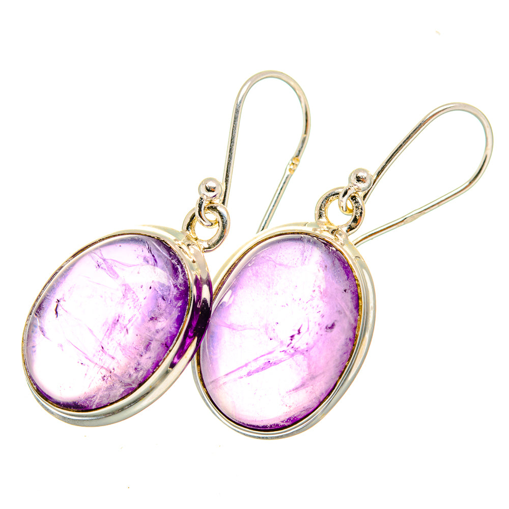 Amethyst Earrings handcrafted by Anasilvercos - EARR419646