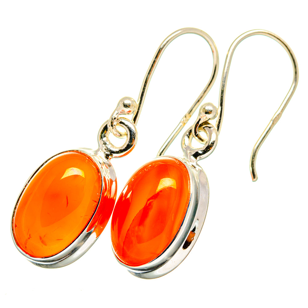 Carnelian Earrings handcrafted by Anasilvercos - EARR419654