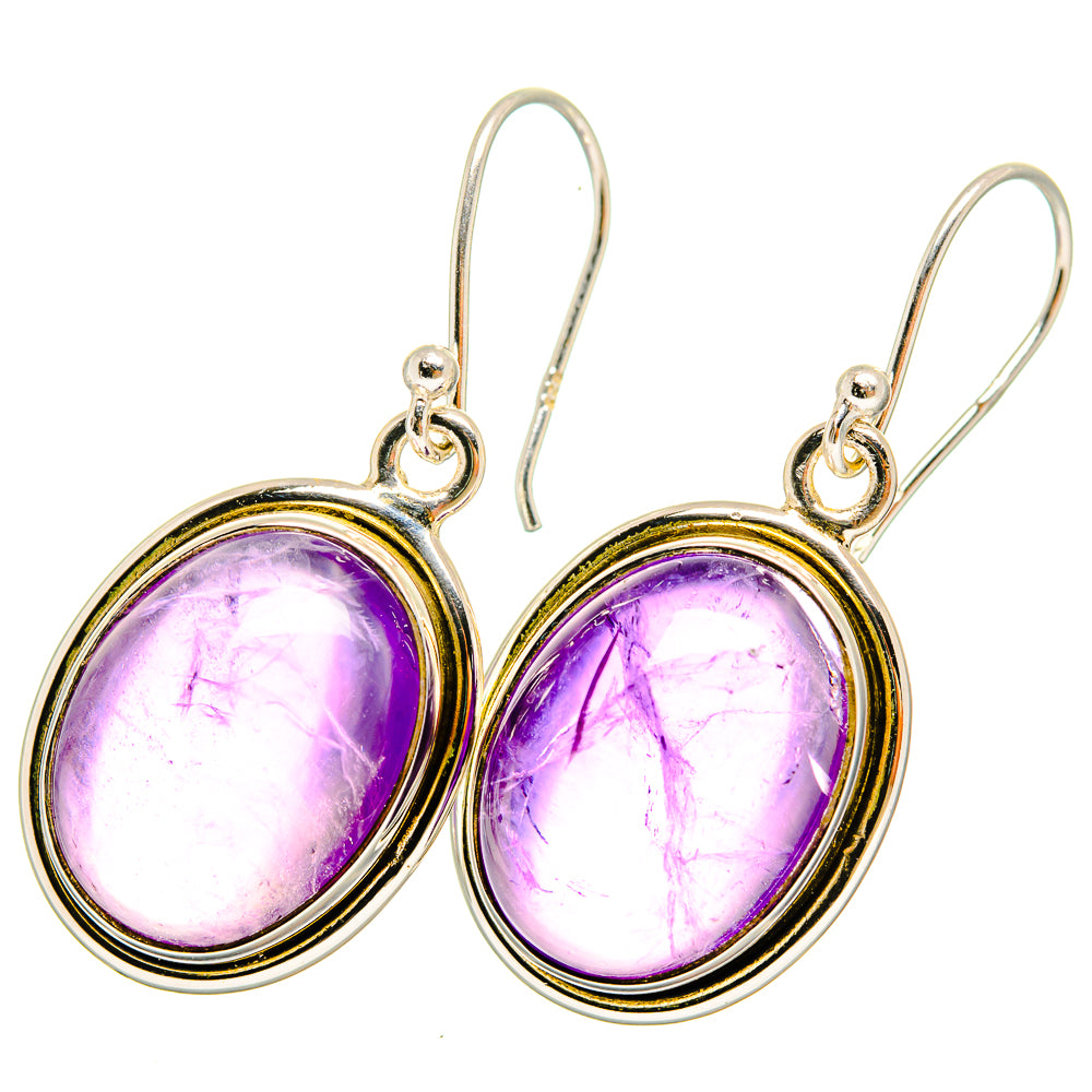 Amethyst Earrings handcrafted by Anasilvercos - EARR419667