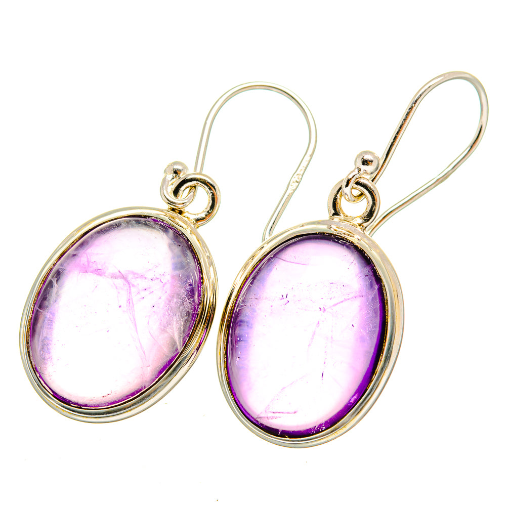 Amethyst Earrings handcrafted by Anasilvercos - EARR419679