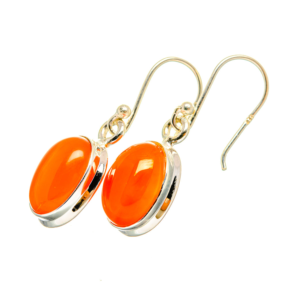 Carnelian Earrings handcrafted by Anasilvercos - EARR419684