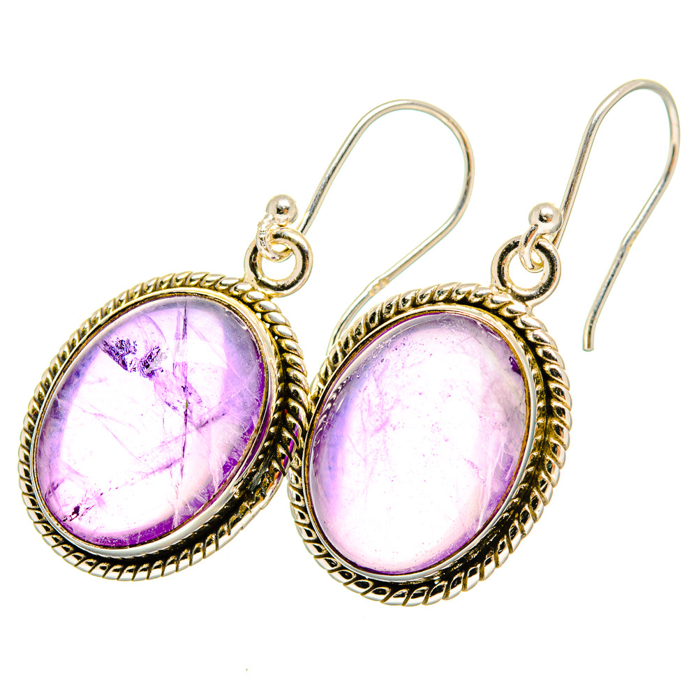 Amethyst Earrings handcrafted by Anasilvercos - EARR419685