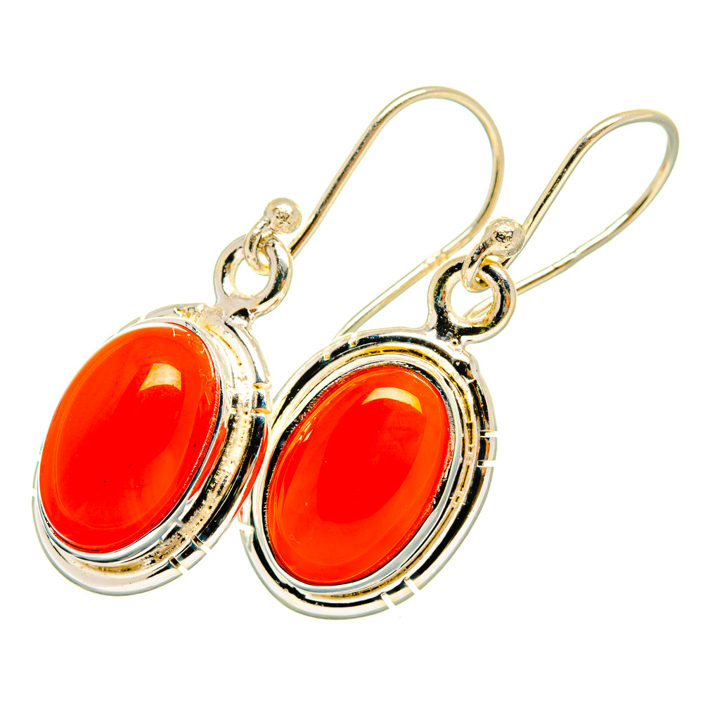Carnelian Earrings handcrafted by Anasilvercos - EARR419697
