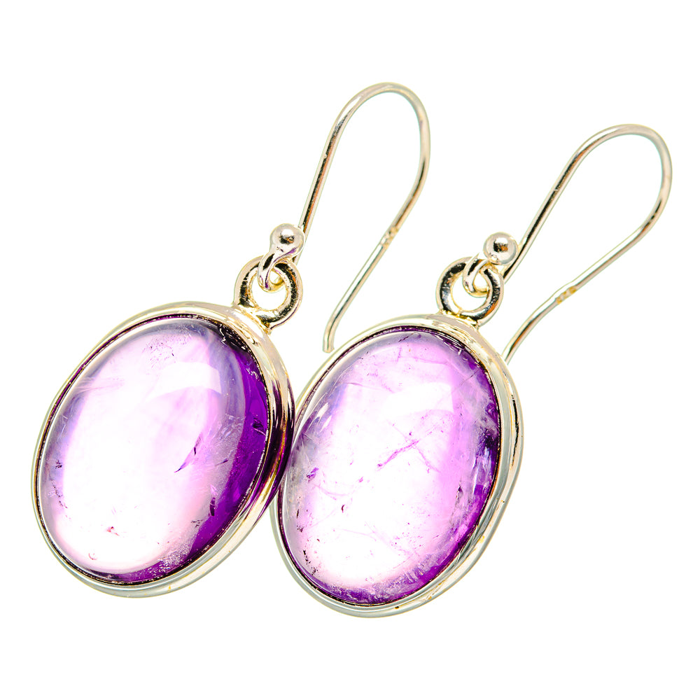 Amethyst Earrings handcrafted by Anasilvercos - EARR419708