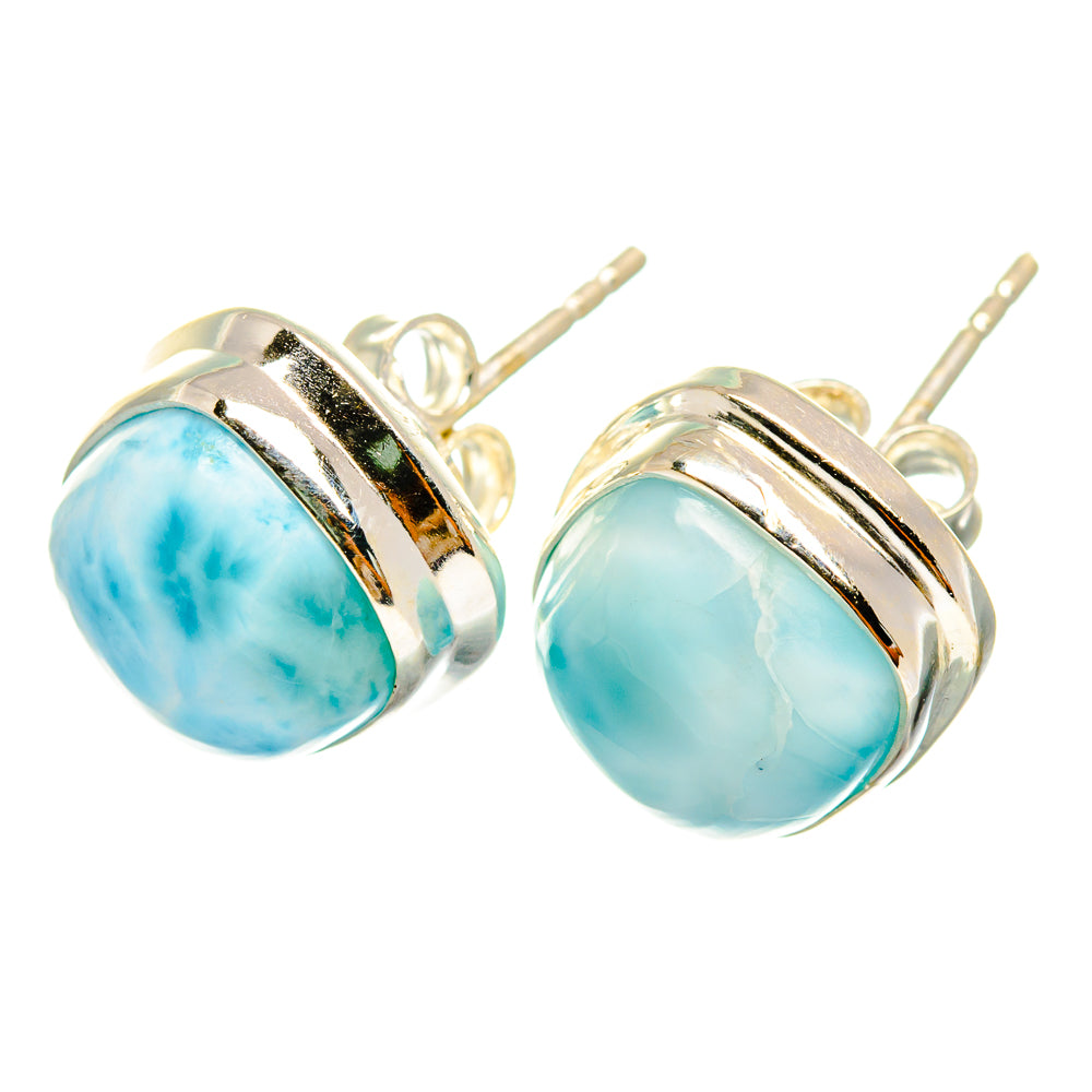 Larimar Earrings handcrafted by Anasilvercos - EARR419744