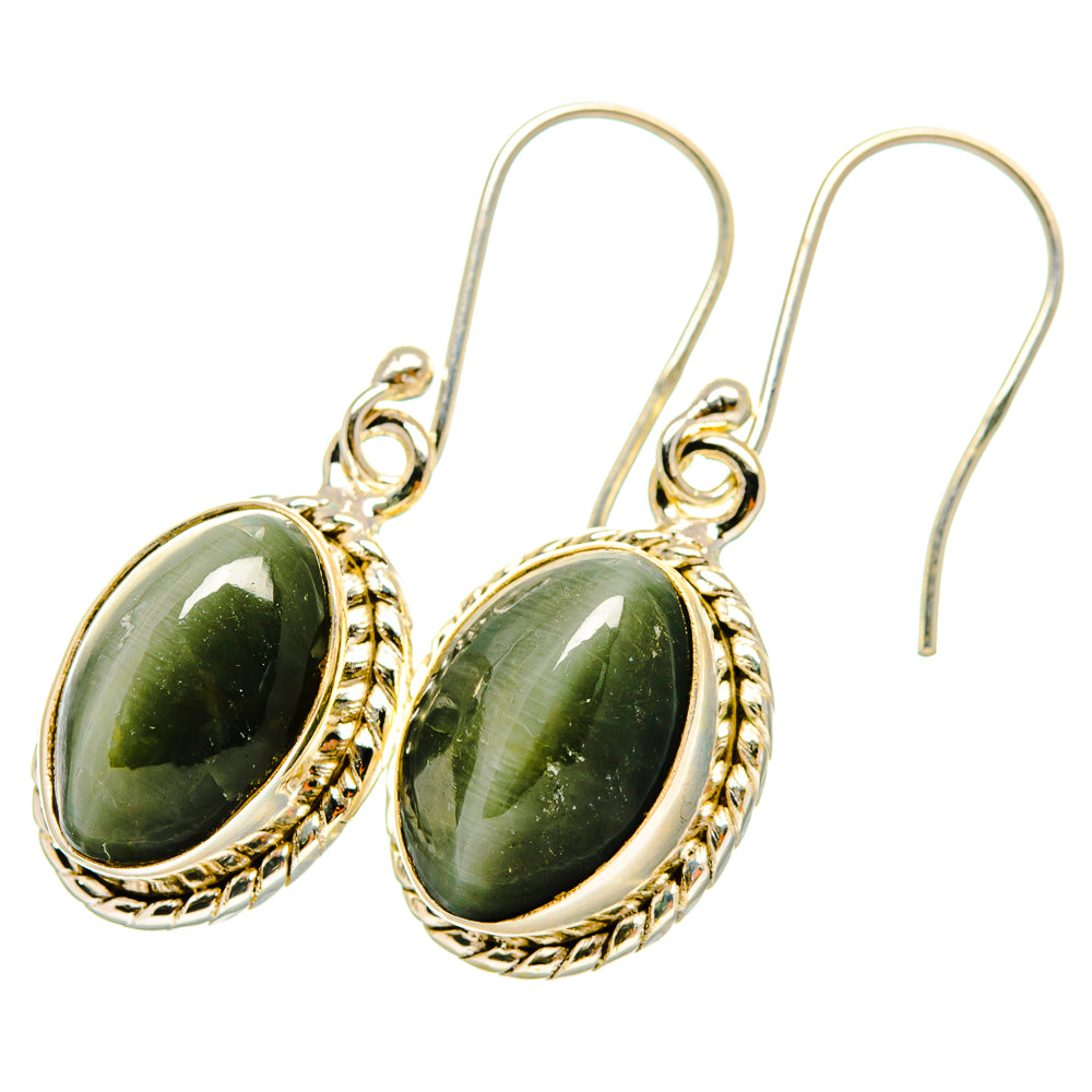 Cat's Eye Earrings handcrafted by Anasilvercos - EARR419745